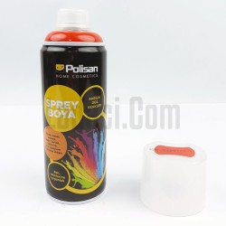 Polisan Sprey Boya, 400Ml. Makine Kırmızısı, RAL-2002 (319)