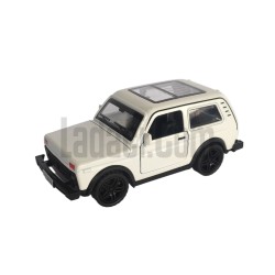 Lada Niva, Çek Bırak Oyuncak, 1/18 Model Araç, Beyaz