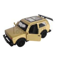 Lada Niva, Çek Bırak Oyuncak, 1/18 Model Araç, Krem